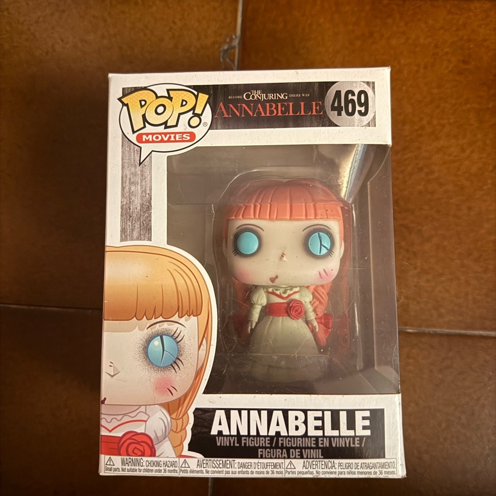 Funko Annabelle Figure with Red Hair and Blue Eyes